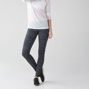 Lululemon Wunder Under III Blurry Belle Black 6